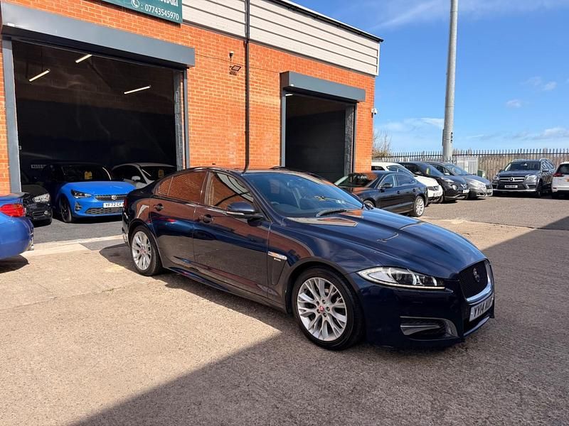 Used Jaguar XF R-Sport 200 HP (147 kW) 2014 Blue Sedan
