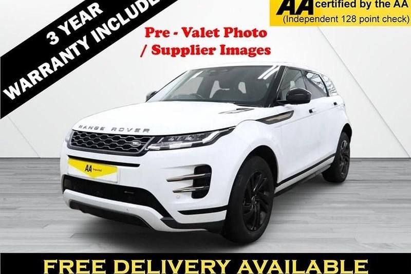 White Used 2022 Land Rover Range Rover evoque R-Dynamic SUV | £25,795 (Fair price) - Image 1/1