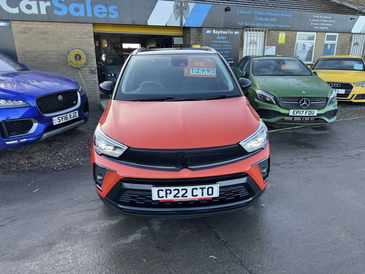Used Vauxhall Crossland Ultimate 110 HP (80 kW) 2022 Orange SUV