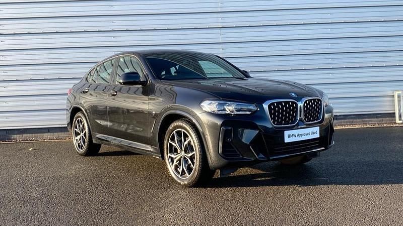 Black Used 2022 BMW X4 M Sport SUV | £34,990 (Fair price) - Image 1/4