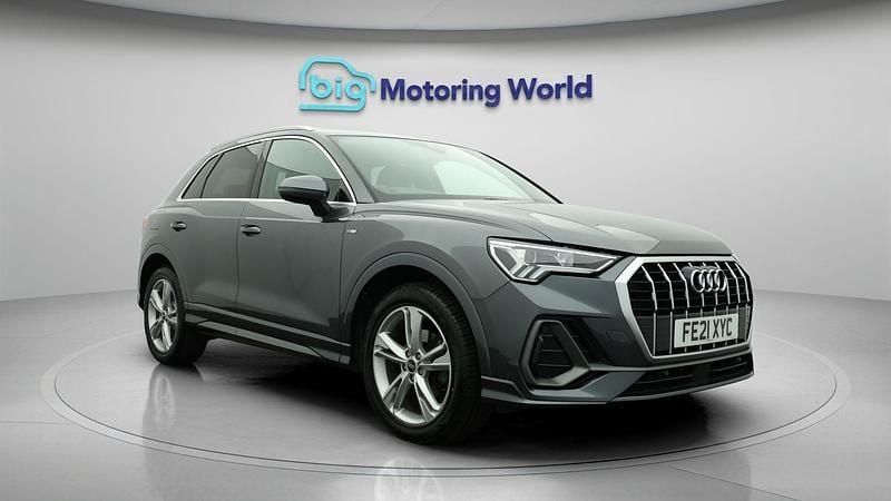Grey Used 2021 Audi Q3 S-Line SUV | £20,300 (Good price) - Image 1/4