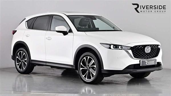 White Used 2024 Mazda CX-5 Exclusive-Line SUV | £25,395 (Fair price) - Image 1/4
