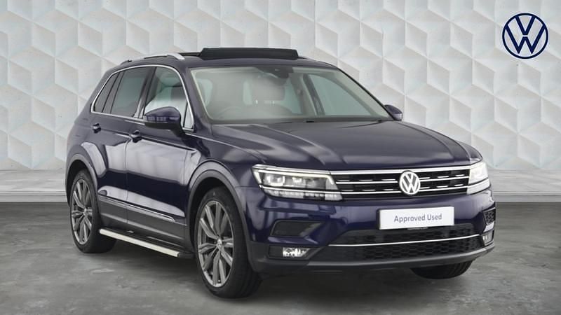 Blue Used 2019 VW Tiguan SEL SUV | £17,500 (Fair price) - Image 1/4