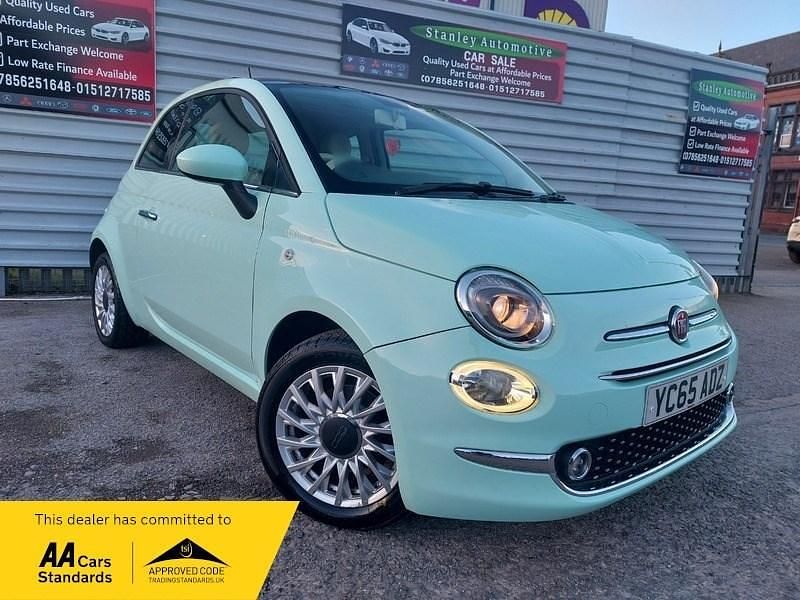 Used Fiat 500 Lounge 2015 Green Hatchback