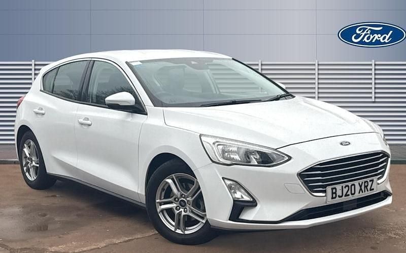 Used Ford Focus Zetec 125 HP (91 kW) 2020 White Hatchback