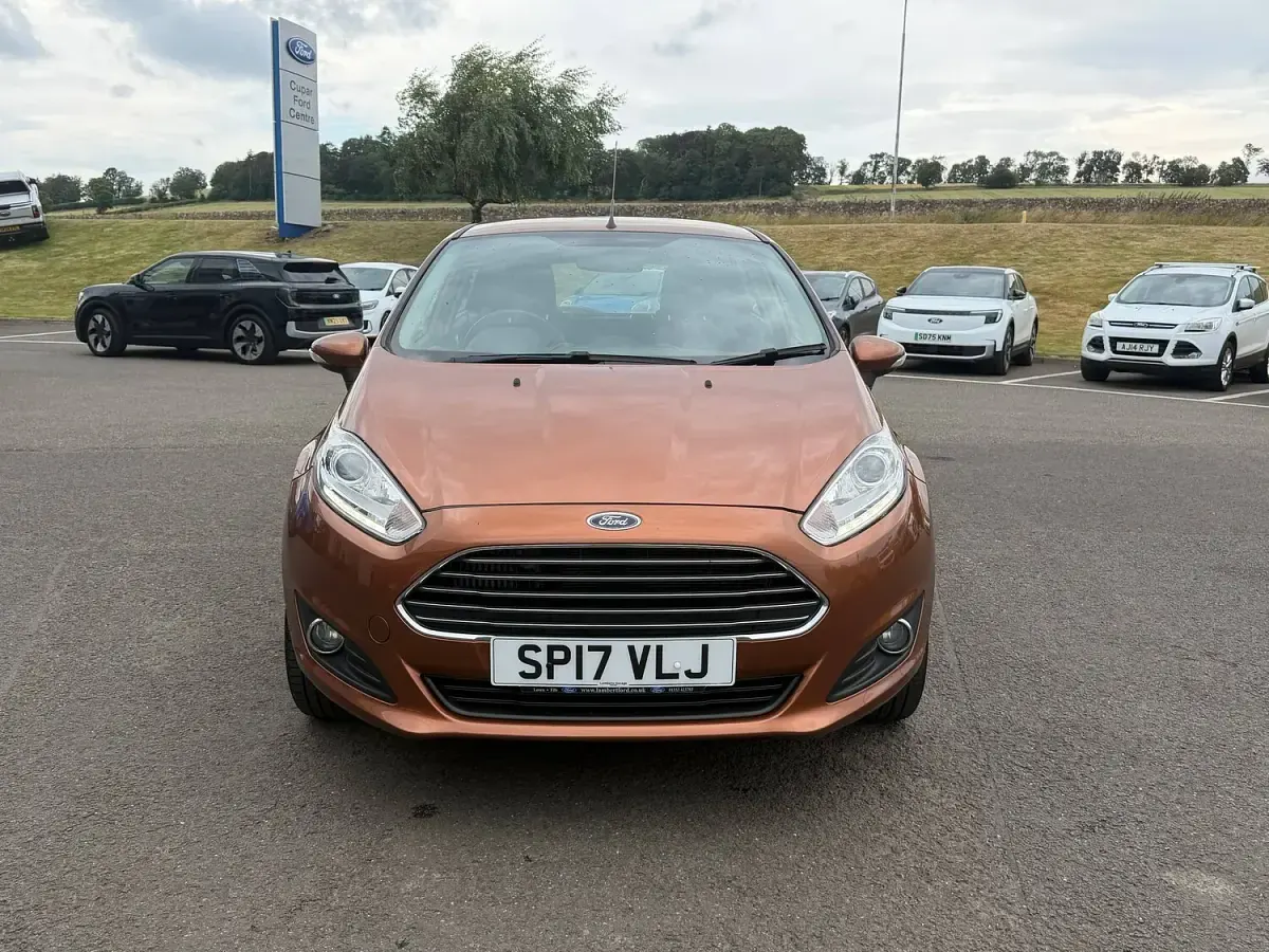 Used Ford Fiesta Zetec 2017 Brown Hatchback