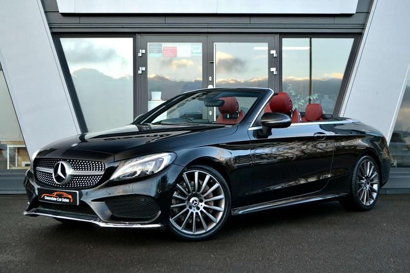 Black Used 2016 Mercedes C250 AMG line Cabriolet | £15,490 (Fair price) - Image 1/4
