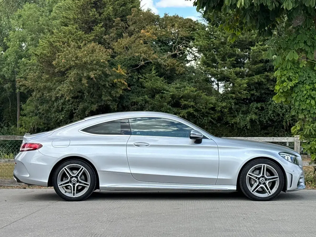 Used Mercedes C220 AMG Line Premium 2018 Silver Coupe