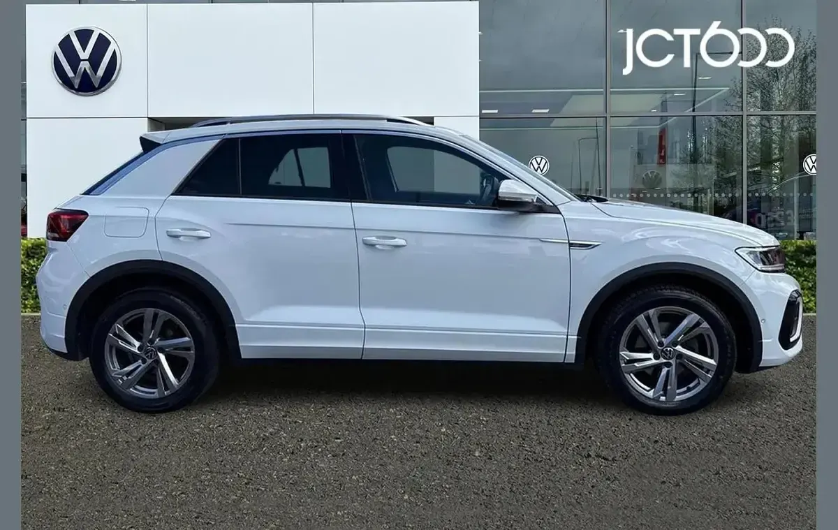 Used VW T-Roc R-line 150 HP (110 kW) 2022 White SUV