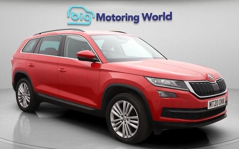 Used Skoda Kodiaq SE L 150 HP (110 kW) 2020 Red SUV