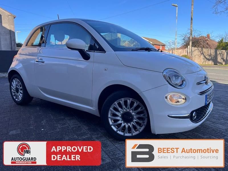 Used Fiat 500 Lounge 69 HP (50 kW) 2015 White Hatchback