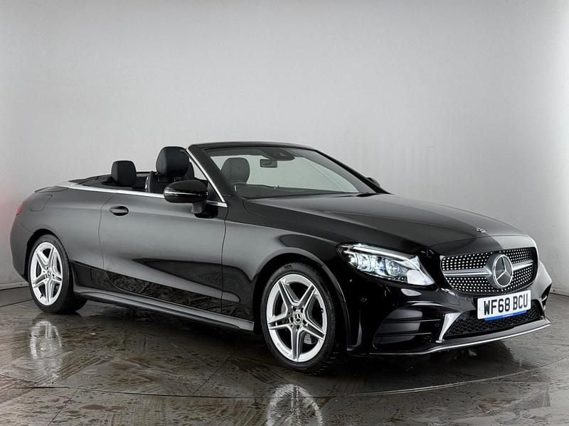 Used Mercedes C200 AMG Line Premium 2018 Black Cabriolet