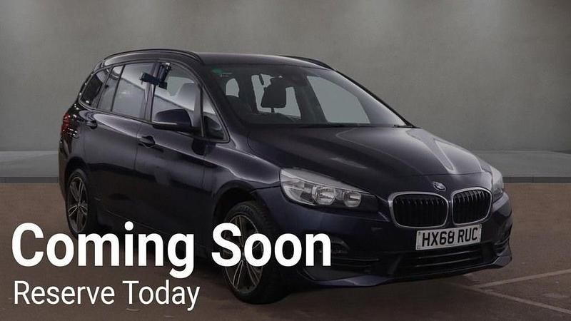 Used BMW 216 Sport Line 116 HP (85 kW) 2018 Blue MPV