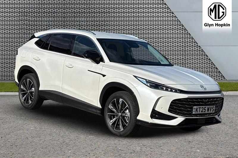 White New 2025 MG HS Trophy SUV | £28,568 - Image 1/4