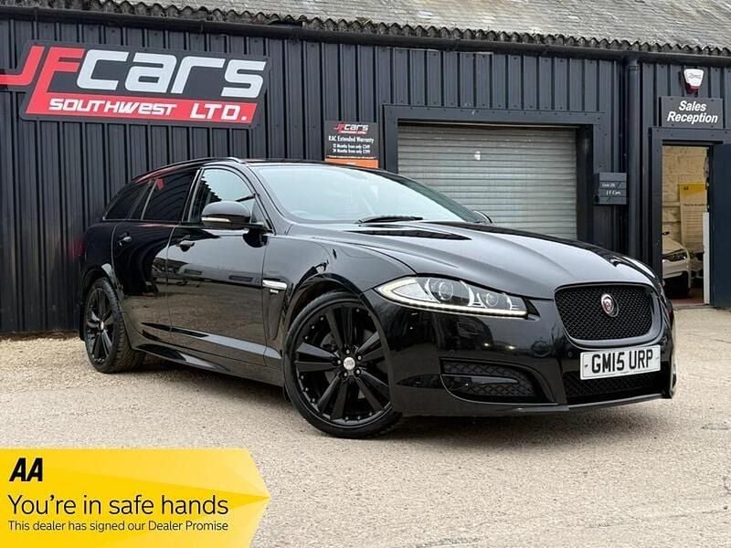 Used Jaguar XF Sportbrake R-Sport 200 HP (147 kW) 2015 Black Estate