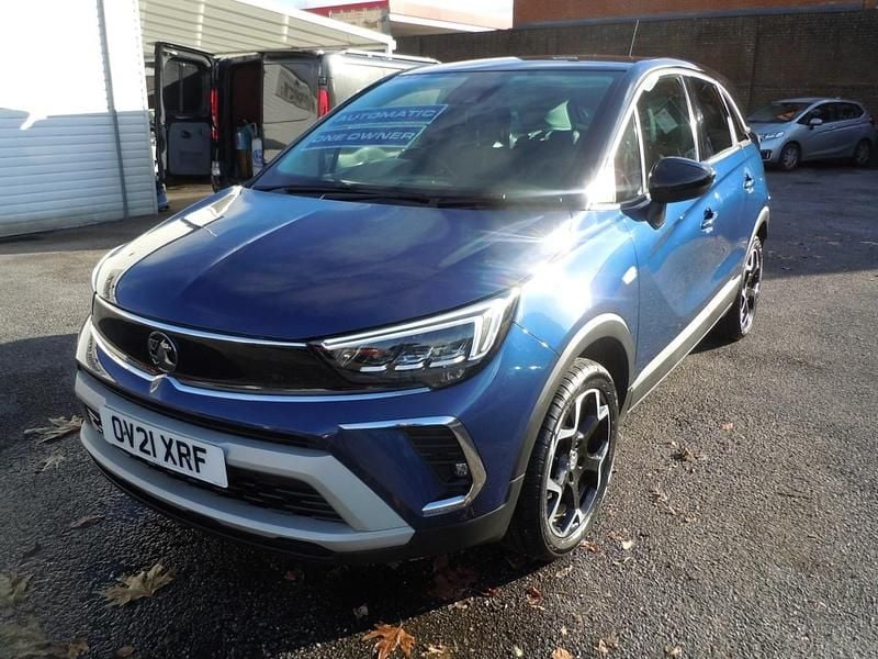 Blue Used 2021 Vauxhall Crossland Elite SUV | £11,800 (Fair price) - Image 1/4