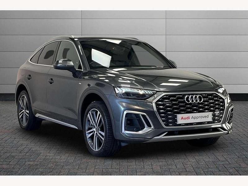 Grey Used 2022 Audi Q5 Sportback S-Line SUV | £35,350 (Fair price) - Image 1/4