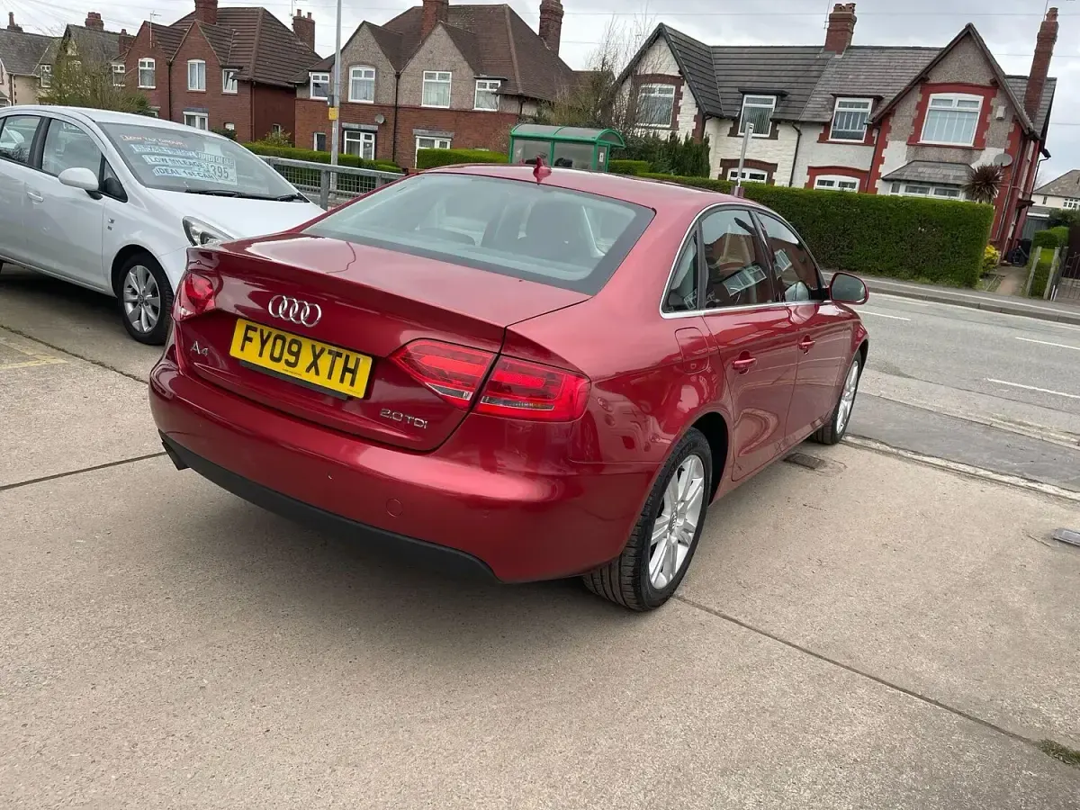 Used Audi A4 143 HP (105 kW) 2009 Red Sedan