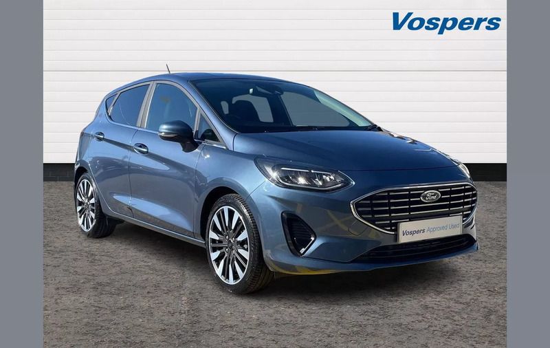 Blue Used 2022 Ford Fiesta Titanium Hatchback | £17,889 (A bit pricey) - Image 1/3