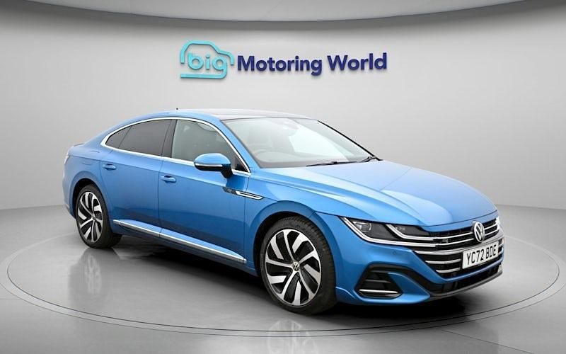 Used VW Arteon R-line 150 HP (110 kW) 2022 Blue Hatchback