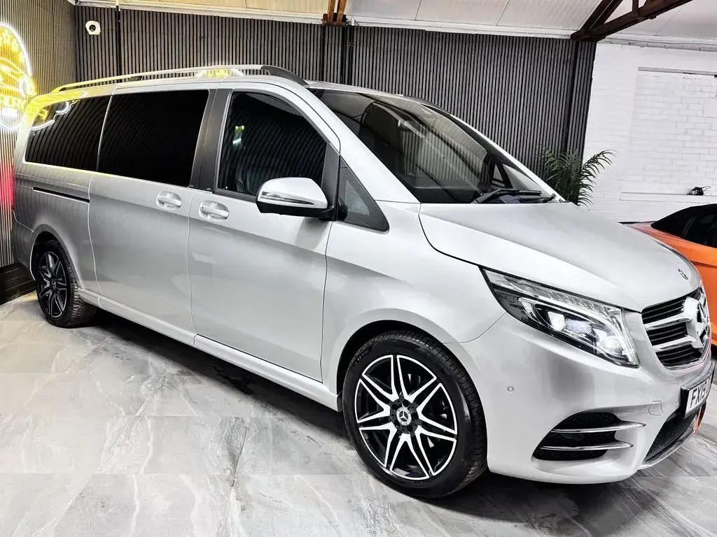 Used Mercedes V250 AMG line 190 HP (139 kW) 2019 Silver MPV