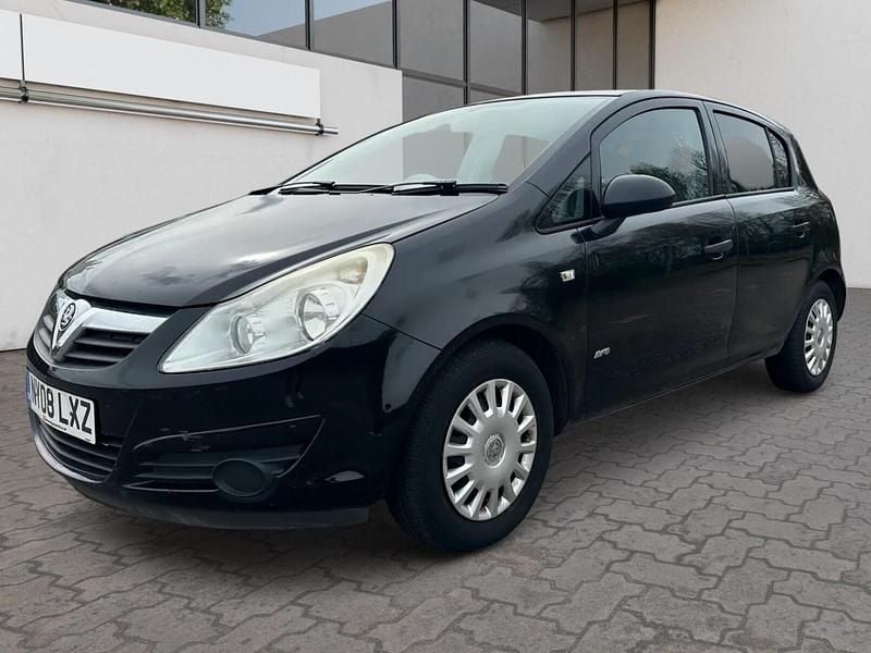 Used Vauxhall Corsa 59 HP (43 kW) 2008 Black Hatchback