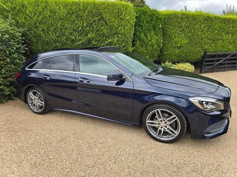 Blue Used 2016 Mercedes CLA180 AMG line Sedan | £15,994 (Fair price) - Image 1/4