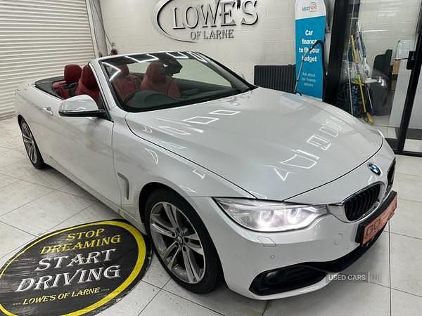 Used BMW 420 Sport Line 2015 White Cabriolet