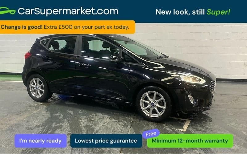 Used Ford Fiesta Zetec 101 HP (74 kW) 2019 Black Hatchback