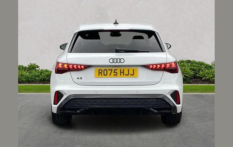 Used Audi A3 Black Edition 150 HP (110 kW) 2025 White Hatchback