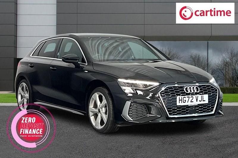 Black Used 2023 Audi A3 Sportback S-Line Hatchback | £21,250 (Fair price) - Image 1/4