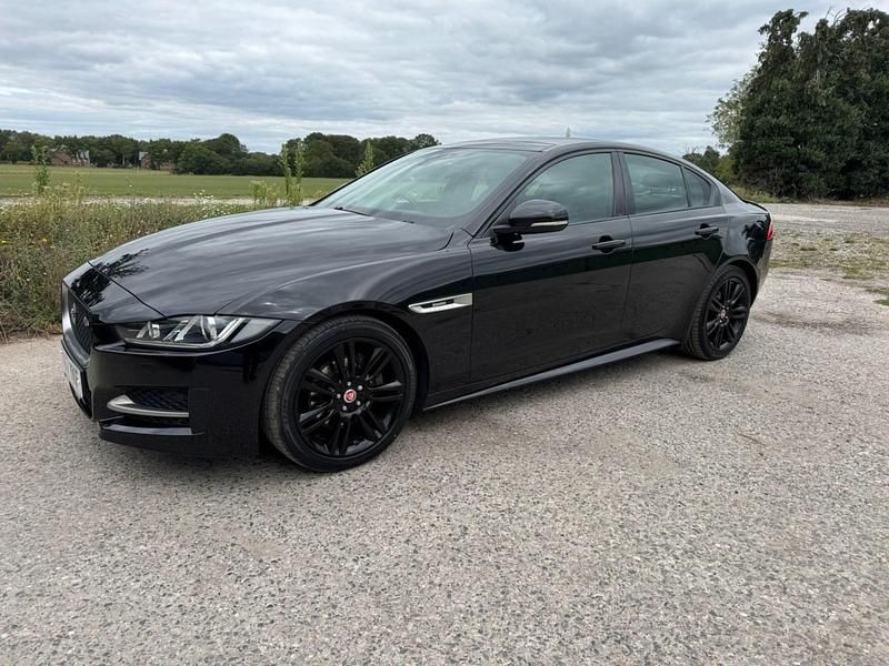 Black Used 2017 Jaguar XE R-Sport Sedan | £7,490 (Fair price) - Image 1/4