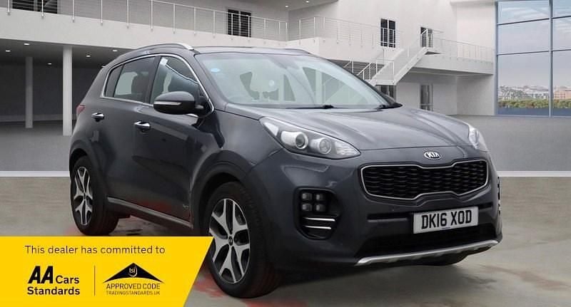 Used Kia Sportage GT-Line 174 HP (127 kW) 2016 Silver SUV