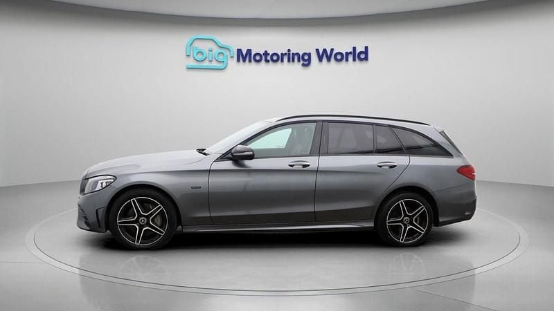 Used Mercedes C300 AMG line 245 HP (180 kW) 2021 Grey Estate