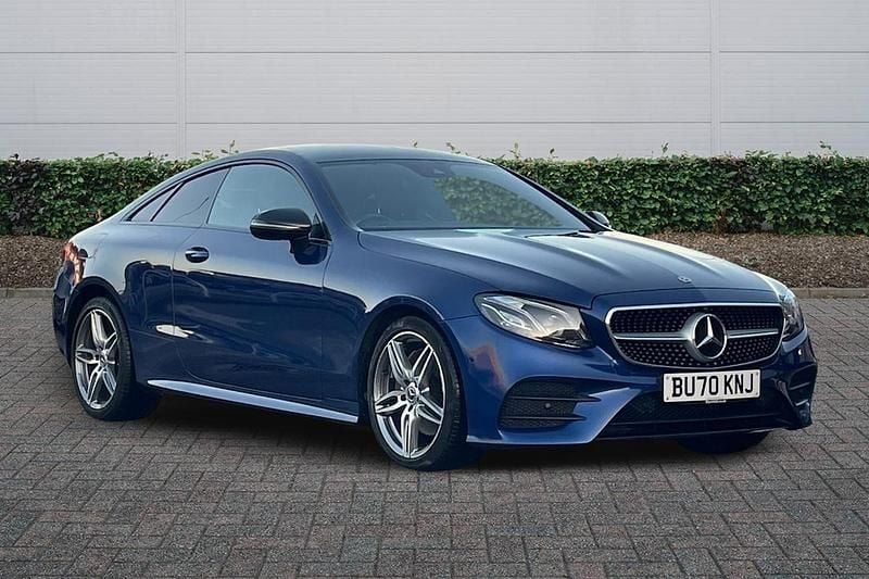 Blue Used 2020 Mercedes E300 AMG Line Premium Coupe | £25,248 (Fair price) - Image 1/4