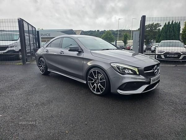Grey Used 2018 Mercedes CLA220 AMG line Sedan | £14,450 (Fair price) - Image 1/4