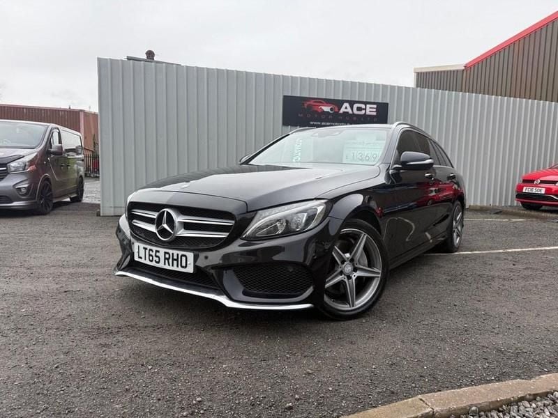 Used Mercedes C300 AMG Line Premium Plus 2015 Black Estate