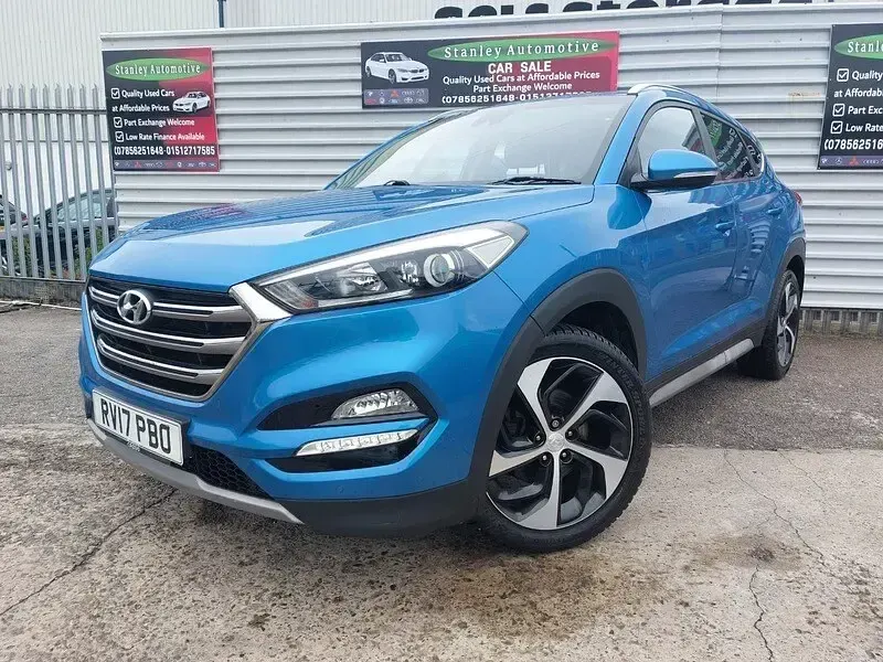 Used Hyundai Tucson Premium 2017 Blue SUV