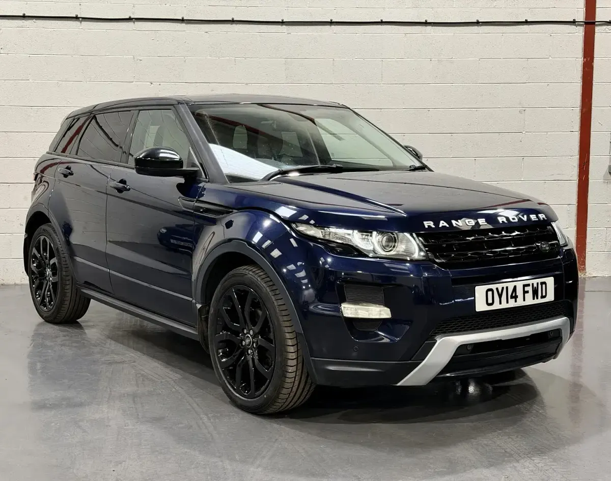 Used Land Rover Range Rover evoque Dynamic 190 HP (139 kW) 2014 Blue SUV