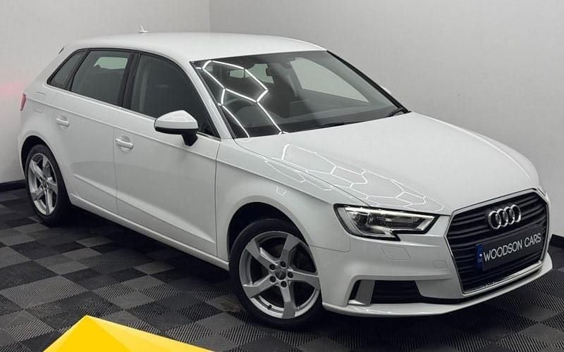 White Used 2017 Audi A3 Sportback Sport Hatchback | £13,000 (Fair price) - Image 1/2