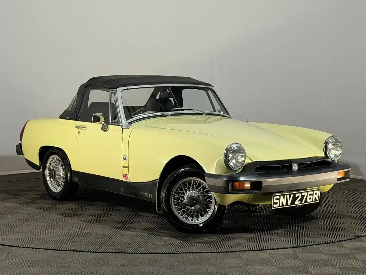 Used MG Midget 1977 Yellow Cabriolet