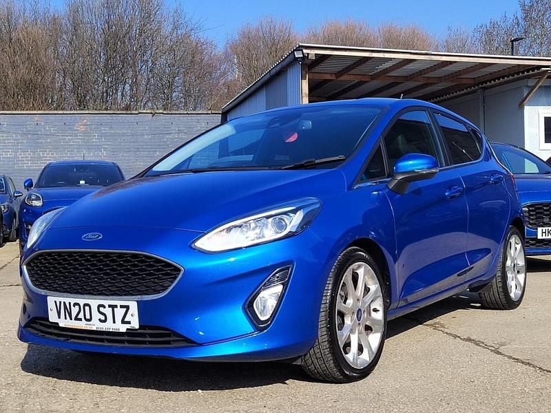 Usado Ford Fiesta Titanium X 99 HP (72 kW) 2020 Azul Citadino