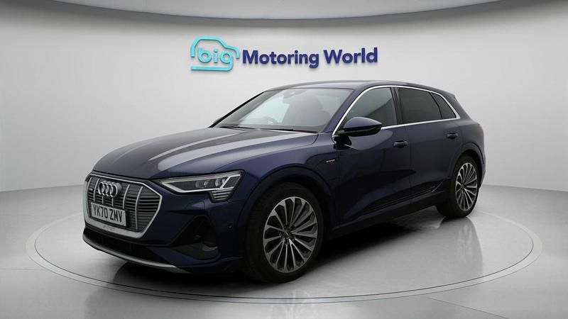 Used Audi e-tron S-Line 300 kW (408 HP) 2020 Blue SUV