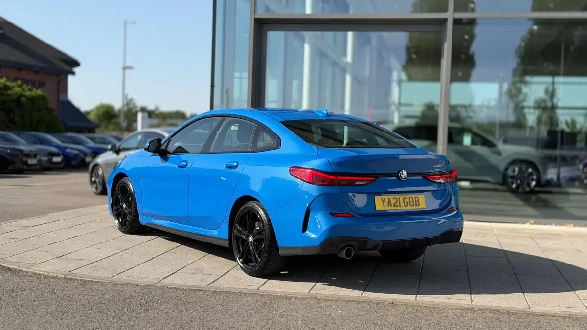 Used BMW 218 Gran Coupé M Sport 136 HP (100 kW) 2021 Misano blue Coupe