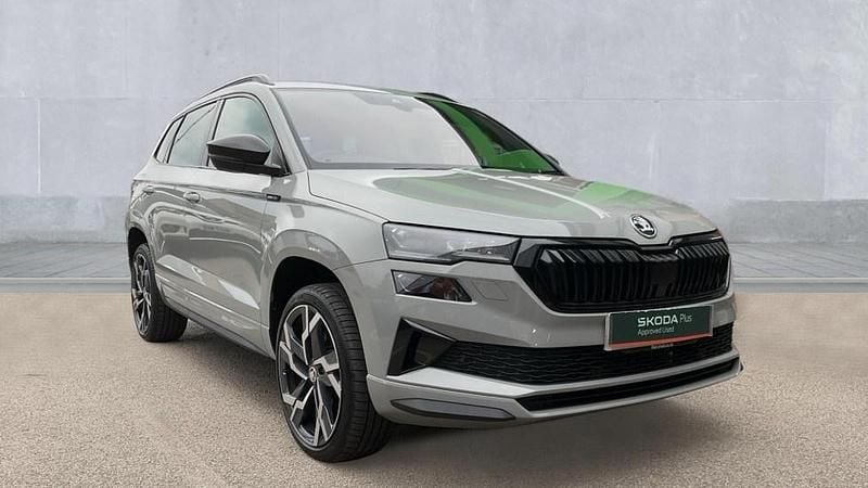 Grey Used 2024 Skoda Karoq SportLine SUV | £28,750 (Fair price) - Image 1/4