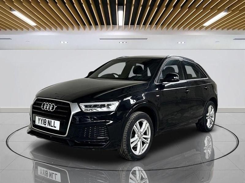 Used Audi Q3 S-Line 150 HP (110 kW) 2018 Black SUV