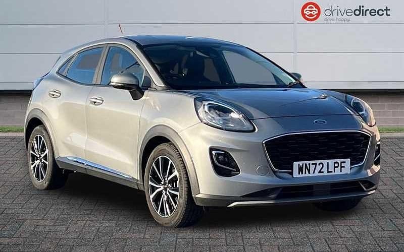 Silver Used 2022 Ford Puma Titanium Hatchback | £13,850 (Good price) - Image 1/4