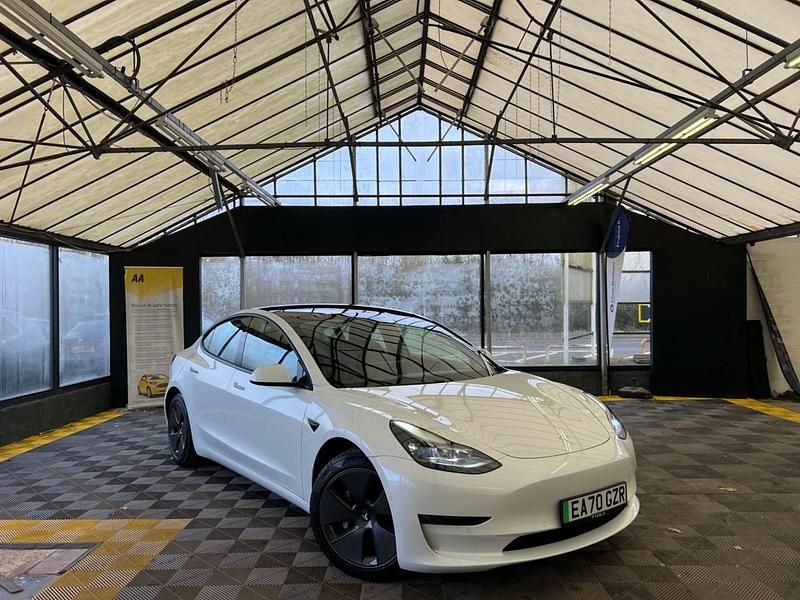 Used Tesla Model 3 Long Range AWD 366 kW (498 HP) 2020 White Sedan