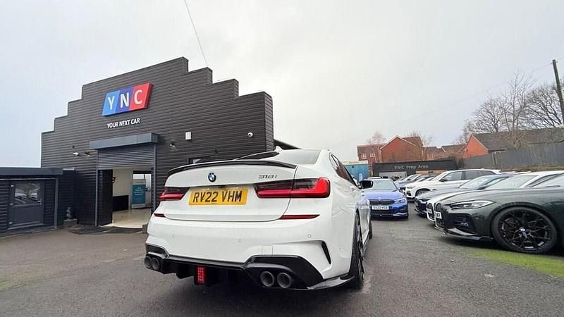 White Used 2022 BMW 318 M Sport Sedan | £23,391 (Fair price) - Image 1/4