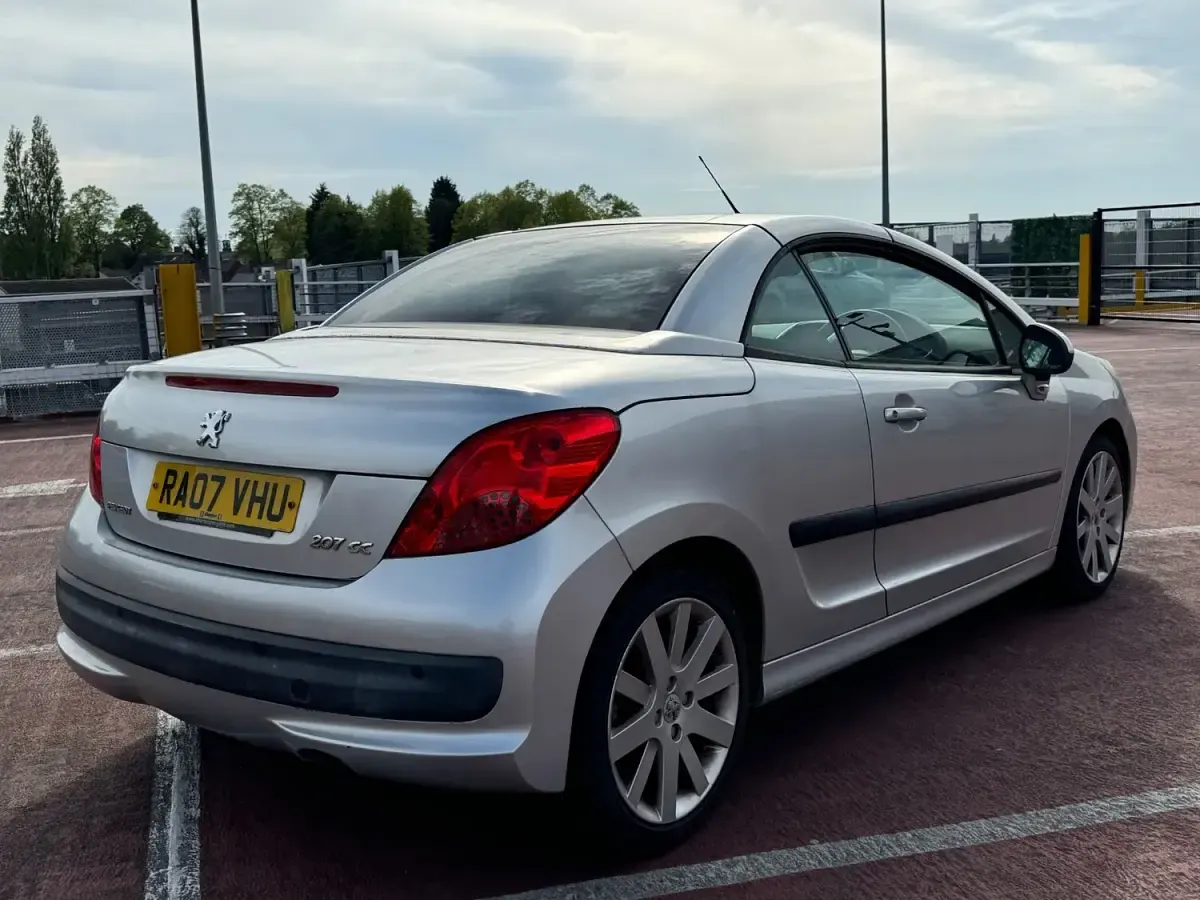 Used Peugeot 207 CC GTi 2007 Silver Cabriolet